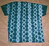 indigo nyongui tournant (Guineen wave-sewn folds) variation on t-shirt