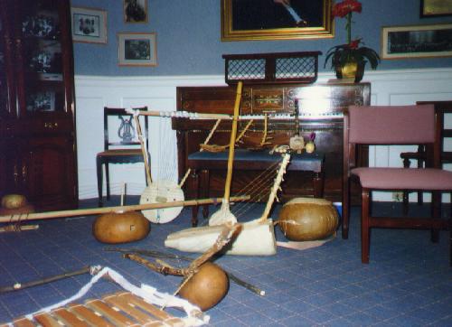 instruments displayed